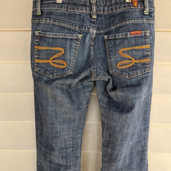 7 For All Mankind Boot Cut Flare Jeans - Picture 5 of 8